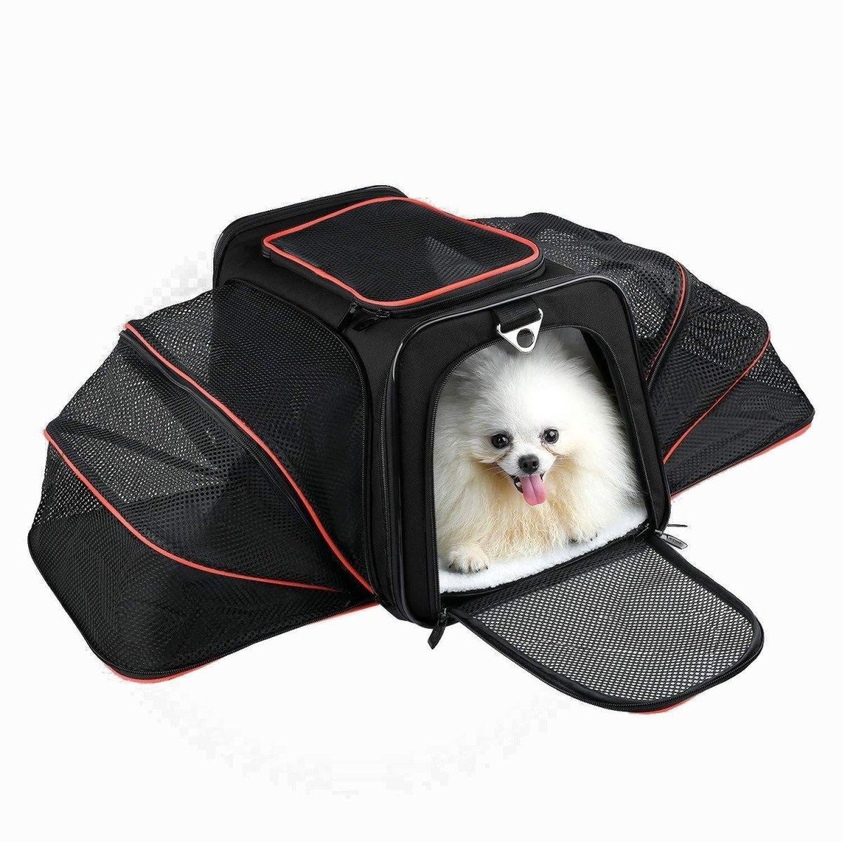 Portable Pet Carrier Bag Dual Purpose Pet Tote And Dog Car Seat - Carry  Your Dog Or Cat Safely With Harness Attachment - Temu United Arab Emirates