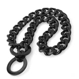 Beautiful 15mm Curb Chain Dog Collar - 8: FancyPetTags.com