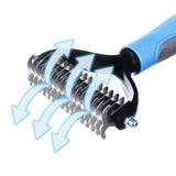 Dual Sided Dematting & Deshedding Comb - 9: FancyPetTags.com