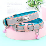 High Reflective Personalized Pet Collar with Bell - 3: FancyPetTags.com