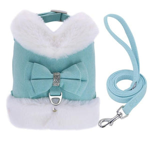 Chic Style Bling Bling Harness Leash Set - 1: FancyPetTags.com