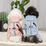 Rainproof Hooded Pet Jacket - 3: FancyPetTags.com