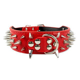 Spiked Leatherette Anti-Bite Collar - 13: FancyPetTags.com