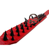 Spiked Leatherette Anti-Bite Collar - 7: FancyPetTags.com
