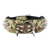 Spiked Leatherette Anti-Bite Collar - 19: FancyPetTags.com