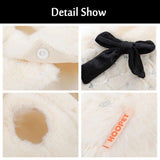 Stunningly Elegant Faux Fur Pet Overcoat - 6: FancyPetTags.com