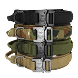 Tactical Dog Collar With Side Handle - www.FancyPetTags.com